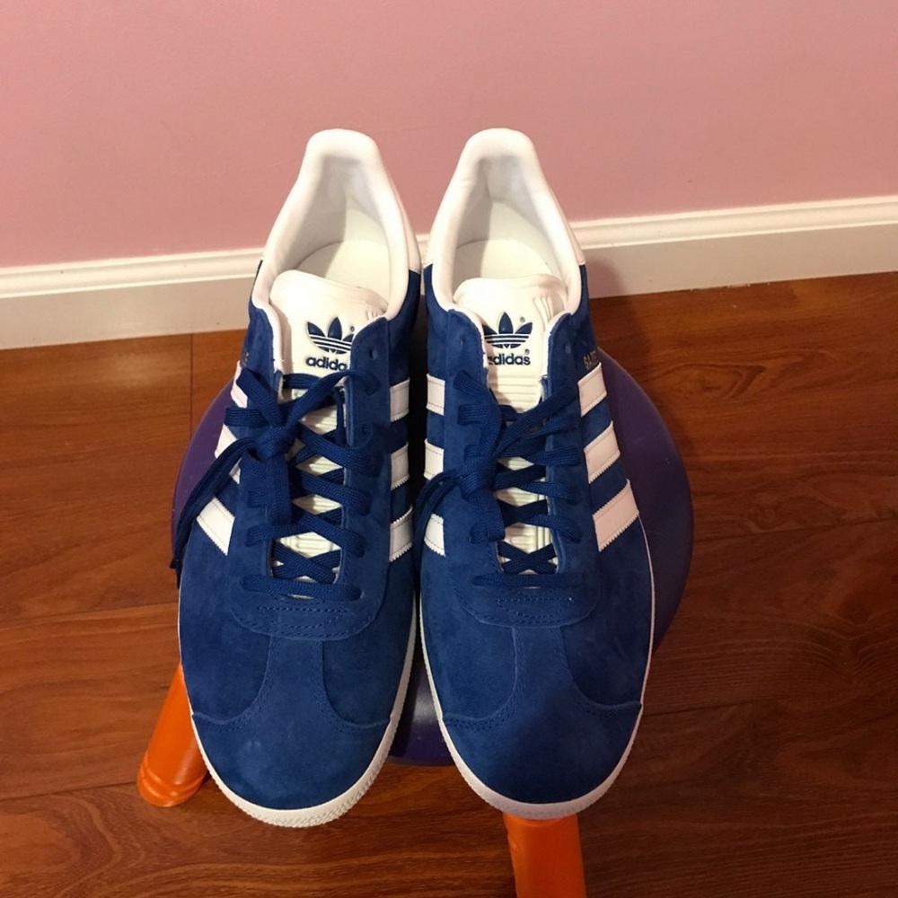 Adidas Originals Gazelle Collegiate Navy Gold White